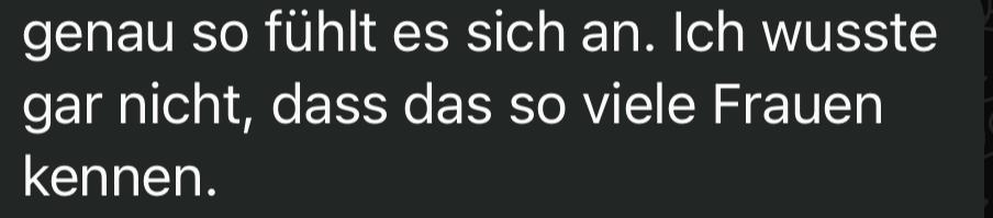Nachricht einer Teilnehmerin an Anna